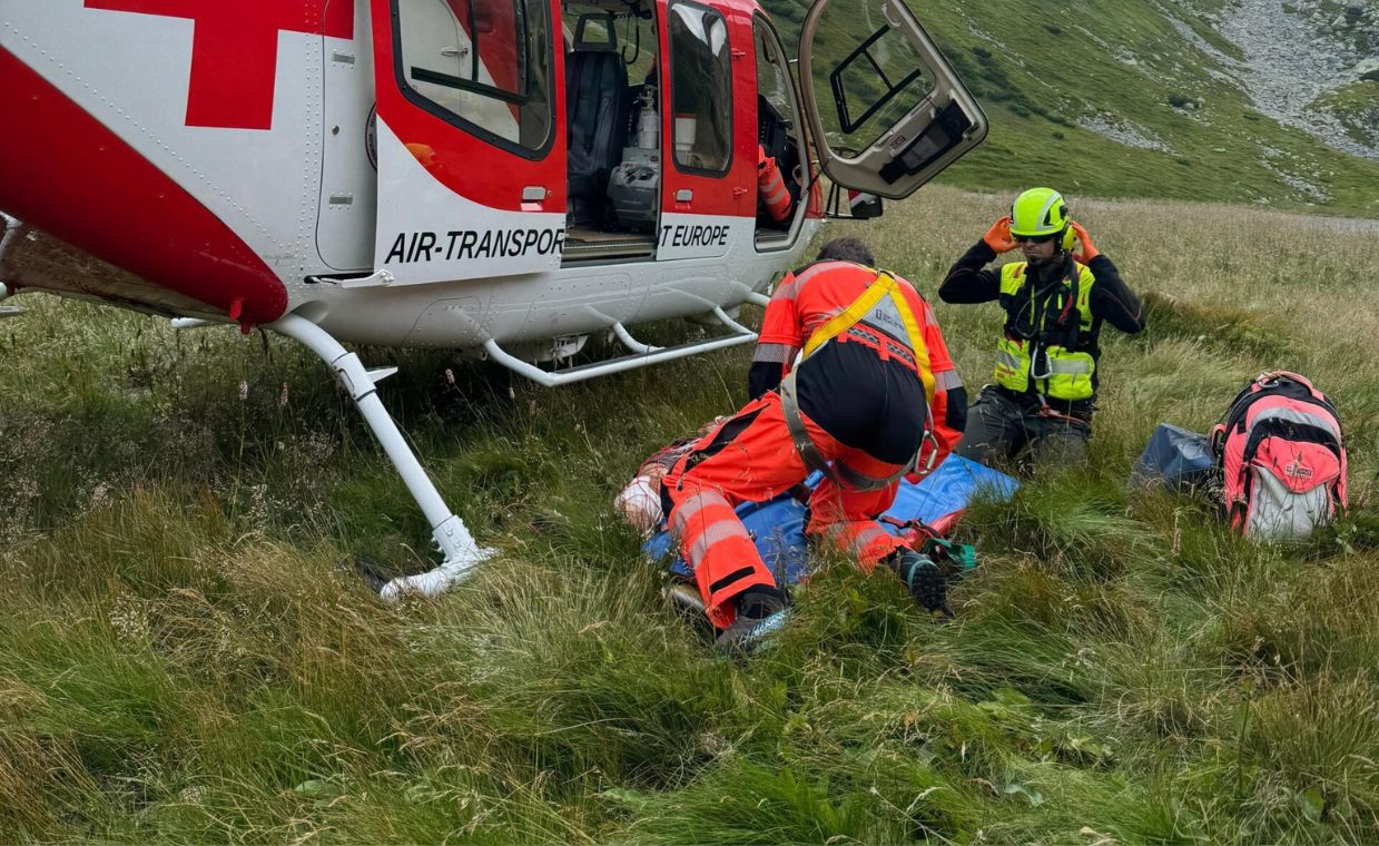 Wypadek smerfa w Tatrach na Słowacji. Wysłano śmigłowiec