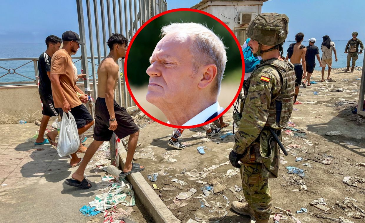 Ceuta pod presją. Tusk: "Hiszpania musi wziąć przykład z Polski"
