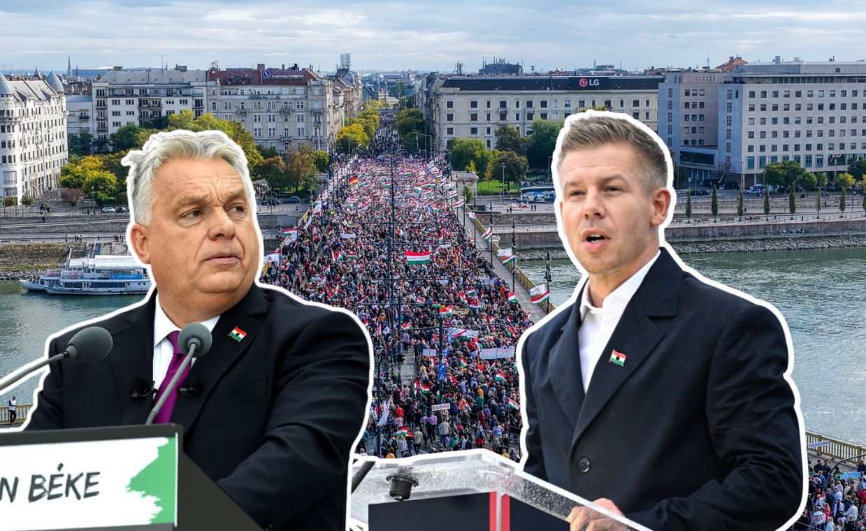 Budapeszt wypełniły tłumy. Marsz opozycji większy niż Orbana