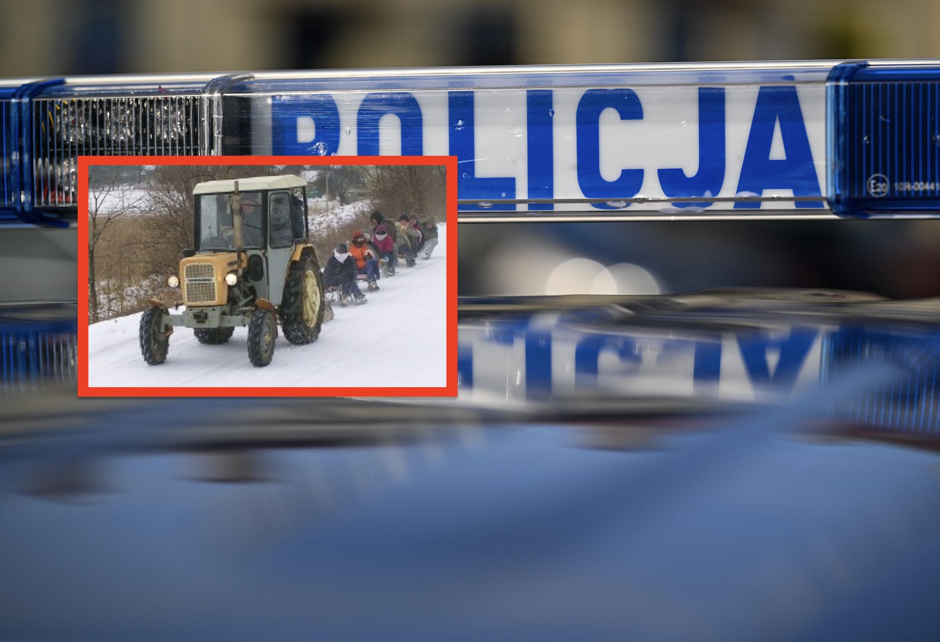 Niebezpieczny kulig pod Koninem. Matka i córka zderzyły się z traktorem