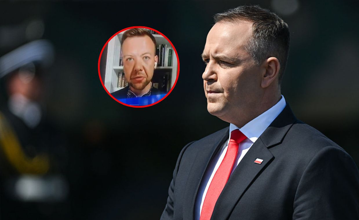 Nazwał Nawrockiego "pachanem". Został zwolniony