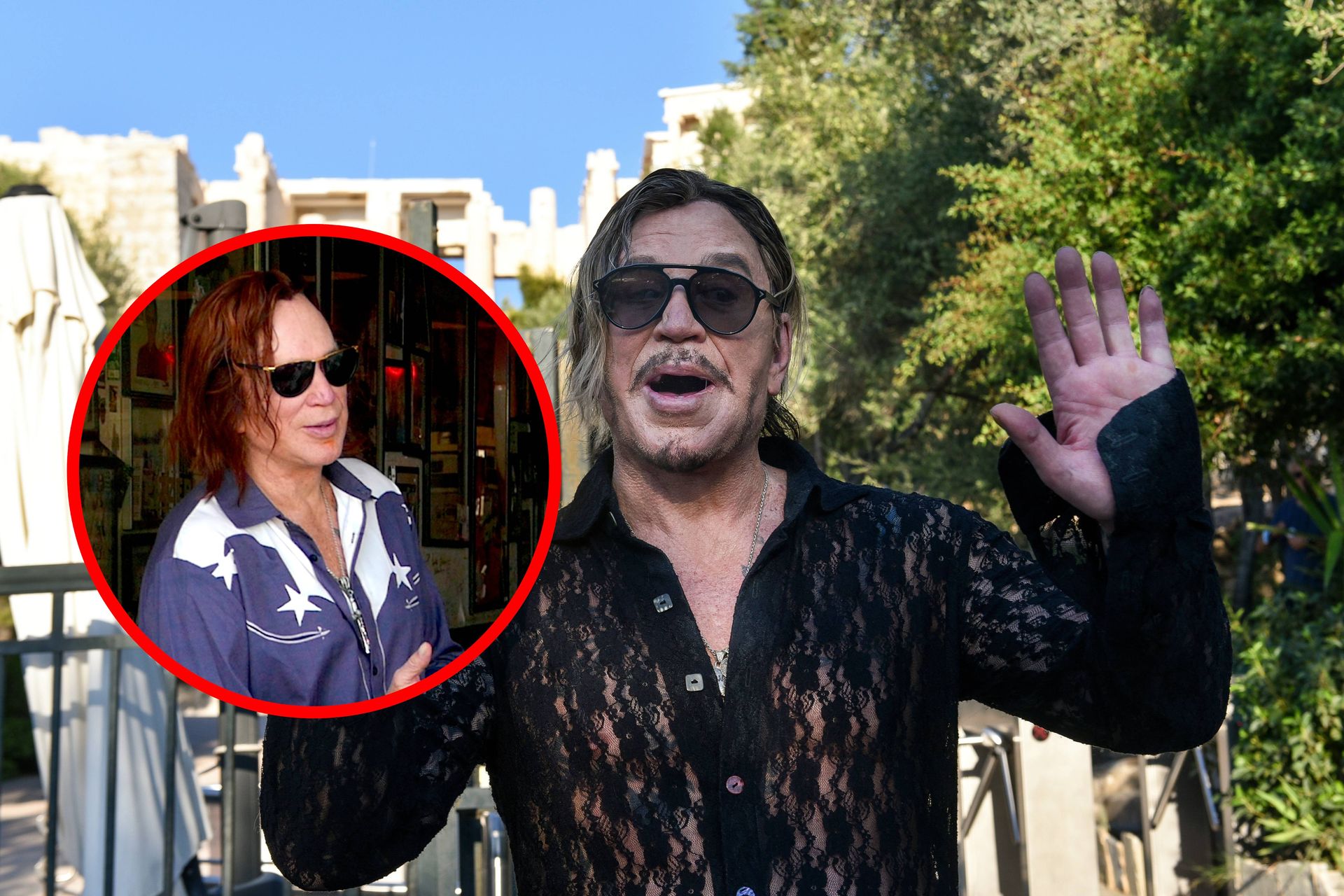 Mickey Rourke w rudych włosach. Dziwna metamorfoza aktora