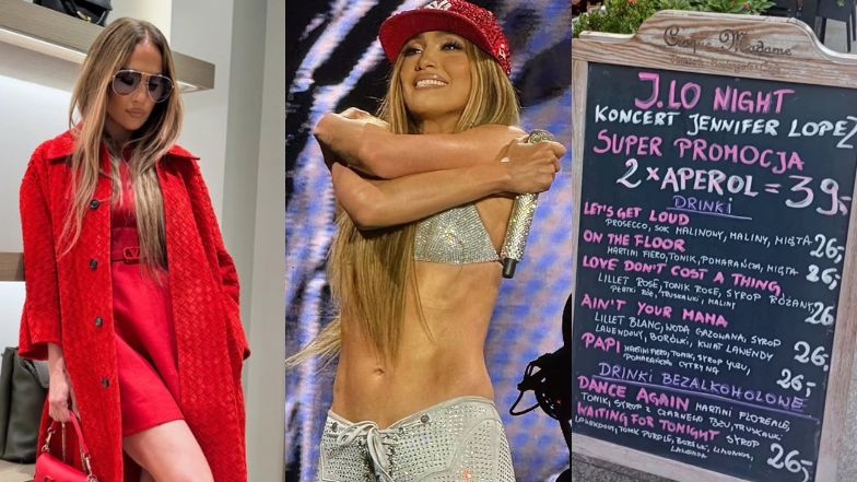 Jennifer Lopez zachwyca się Polską, publikując fotki z naszego kraju: zakupy w butiku i drinki inspirowane jej piosenkami