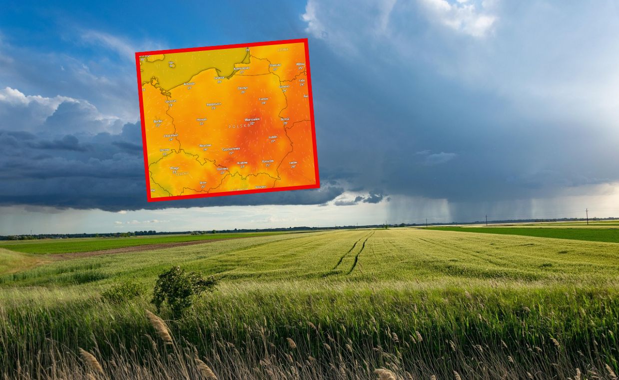 Pogodowy rollercoaster w Polsce. Od upałów po gwałtowne burze.