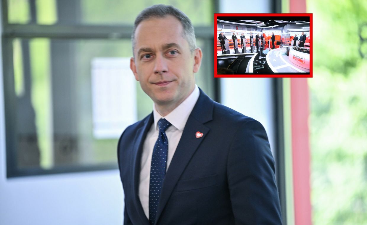 Tomczyk o debacie: dziwię się, iż Nawrocki nie zareagował na słowa Brauna