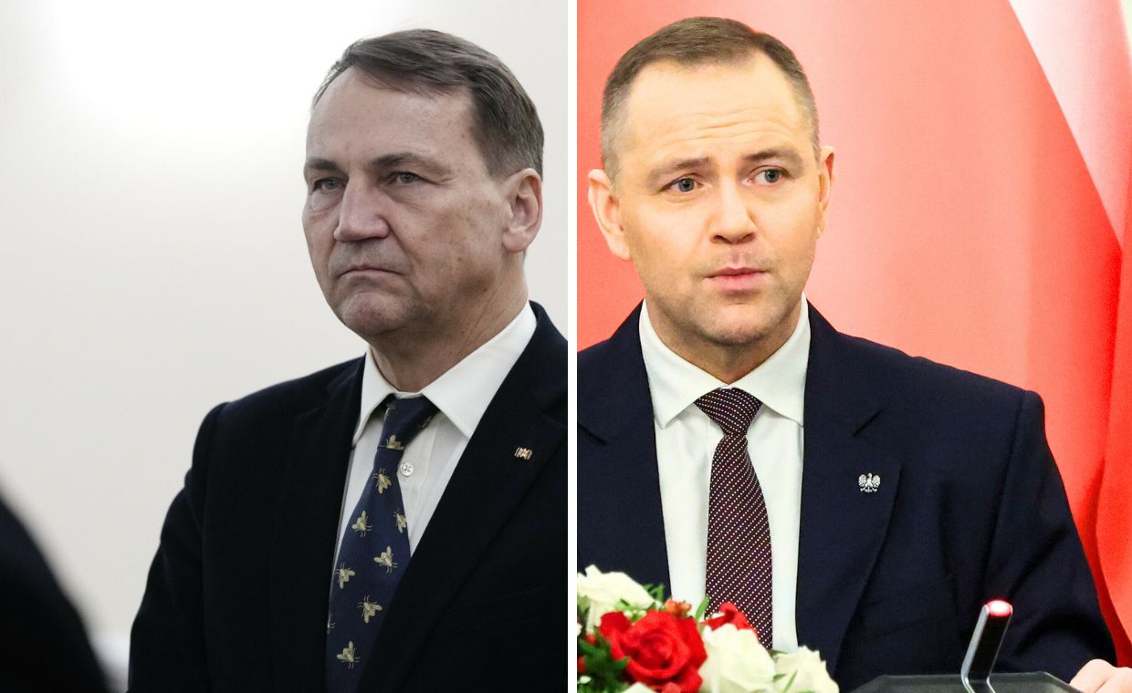 "Wzruszająca lojalność". Sikorski krytykuje weto Nawrockiego