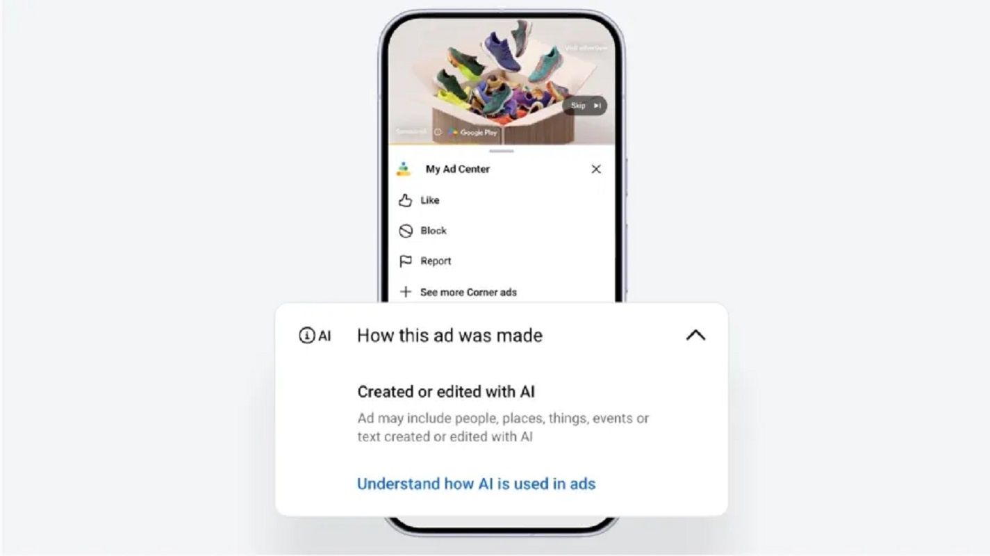Google wprowadza globalnie nowe oznaczenia AI w reklamach