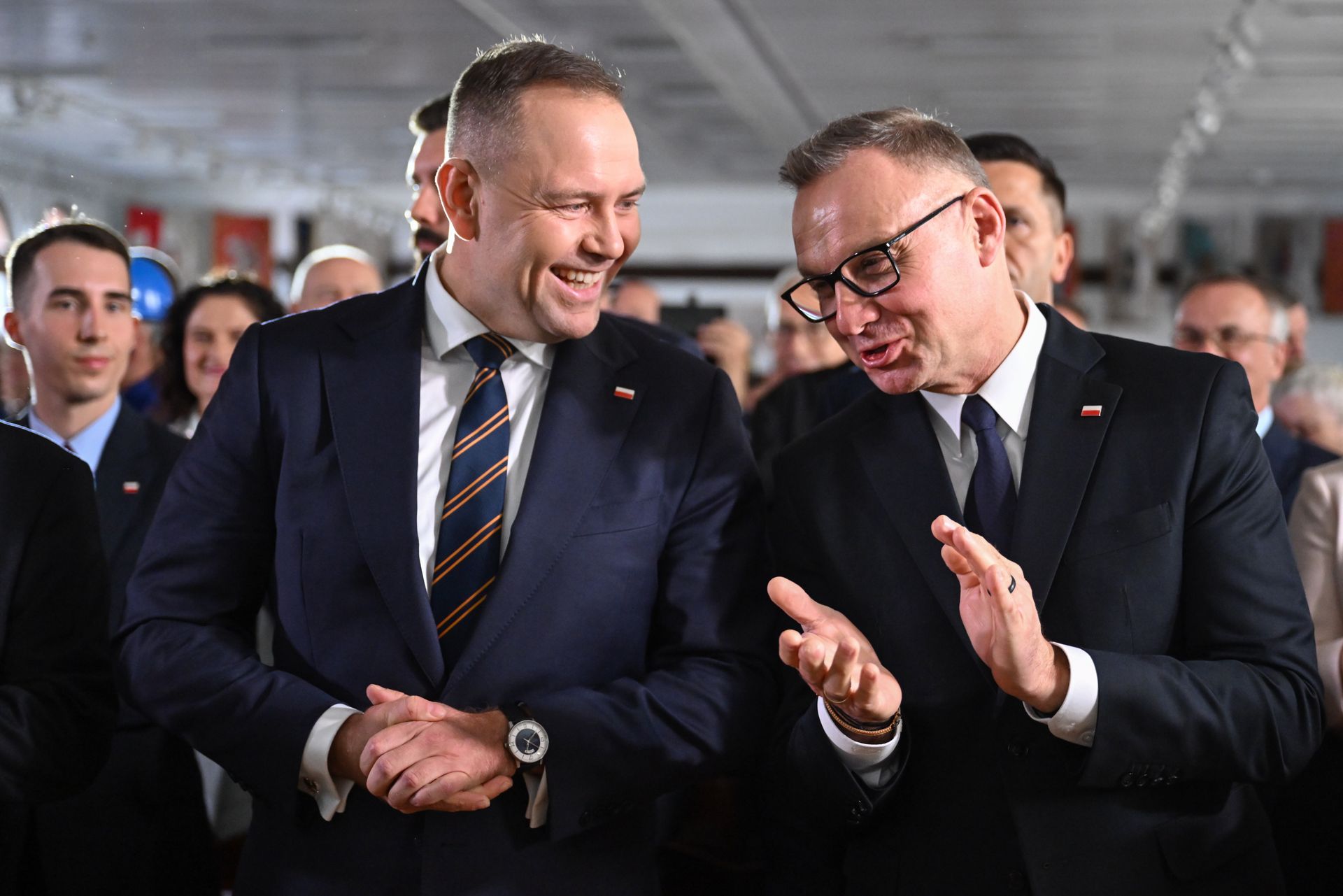 Andrzej Duda ocenia miesiąc Karola Nawrockiego