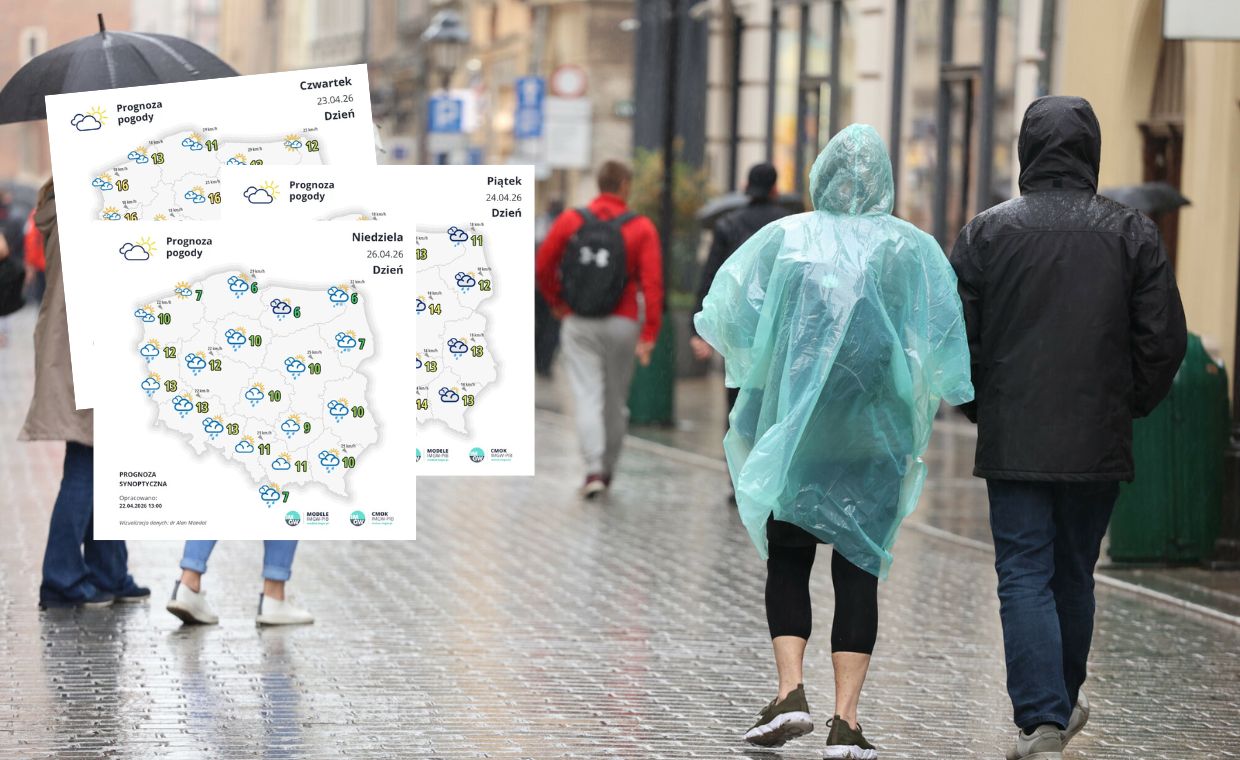 Gwałtowny powrót chłodu. Tylko 6 st. C i deszcz ze śniegiem