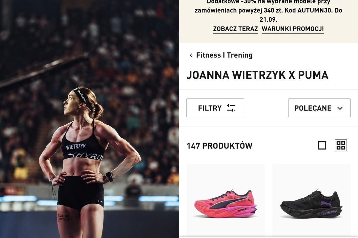 Nagły zwrot akcji. Puma przywróciła produkty sygnowane nazwiskiem Joanny Wietrzyk