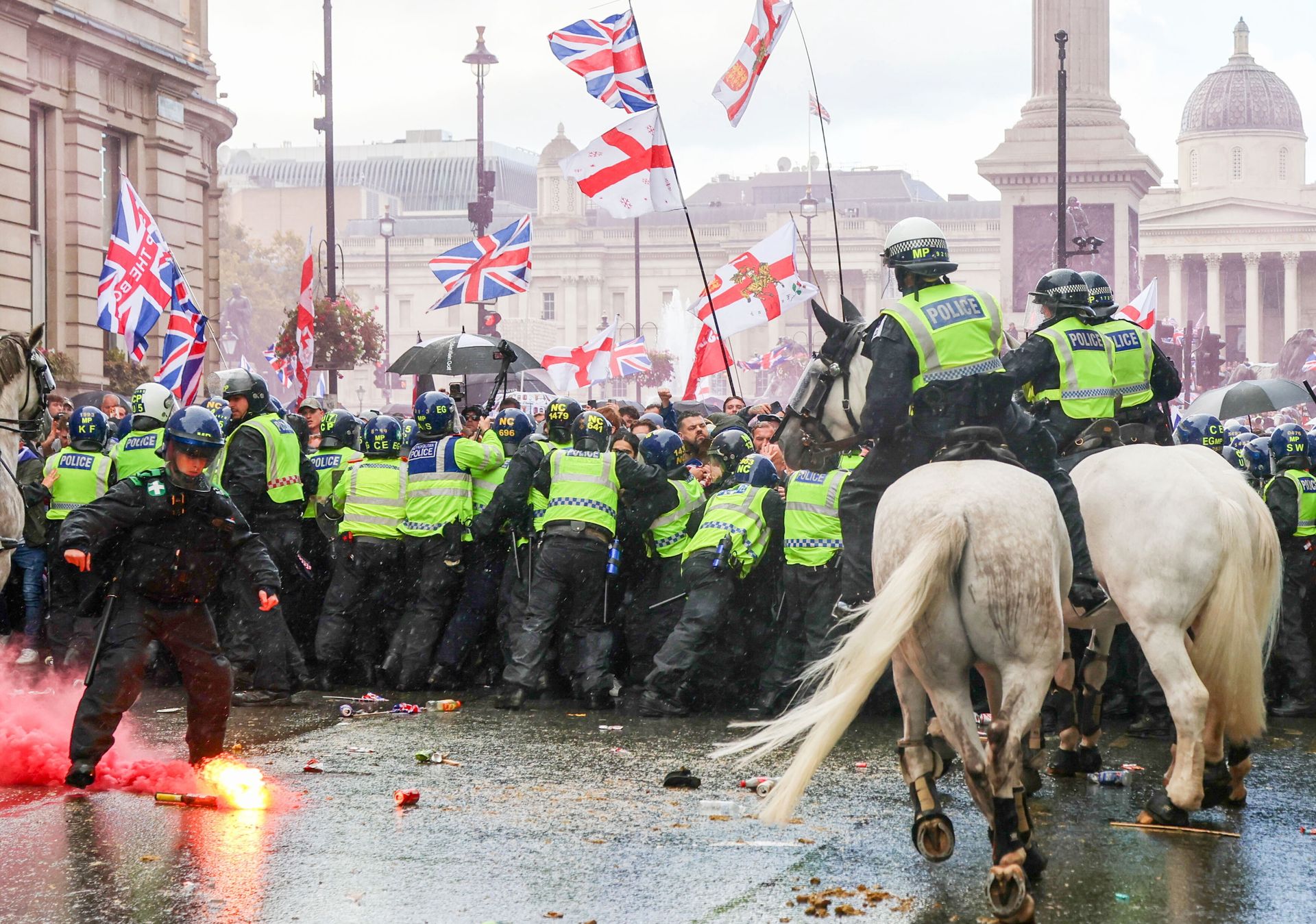 "Nie pozwolimy". Premier Wielkiej Brytanii reaguje na marsz skrajnej prawicy