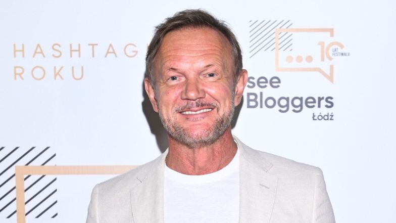 Cezary Pazura przefarbował się na PLATYNOWY BLOND!