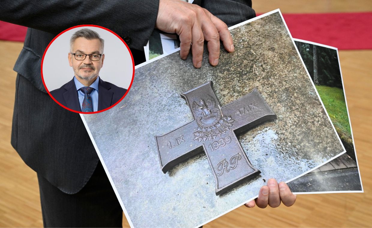 Dewastacja polskich grobów w Miednoje. Ambasador RP w Rosji komentuje