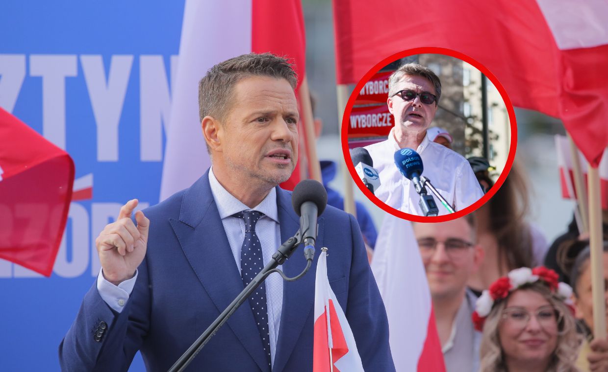 Trzaskowski ostro o Maciaku na wiecu. Nawiązywał też do Brauna