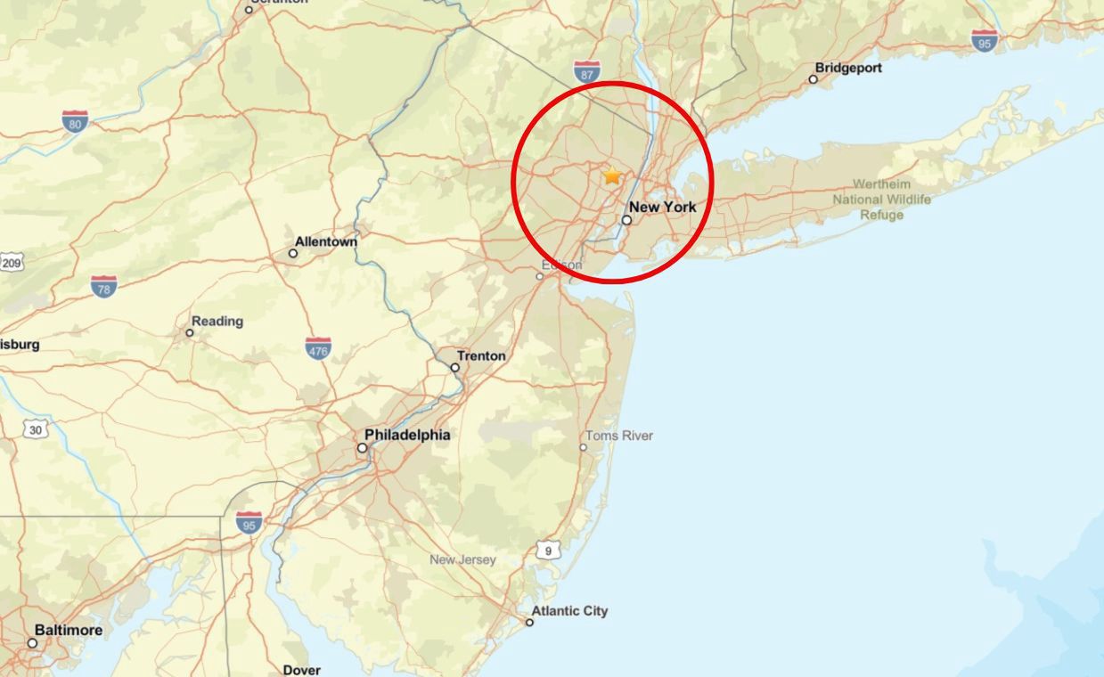 Trzęsienie ziemi na przedmieściach Nowego Jorku. "Będą wstrząsy wtórne"