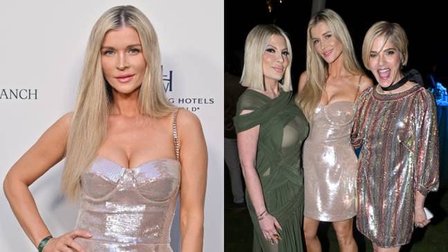 Joanna Krupa w błyszczącej mini bryluje na amerykańskich salonach w towarzystwie Tori Spelling i Selmy Blair (ZDJĘCIA)
