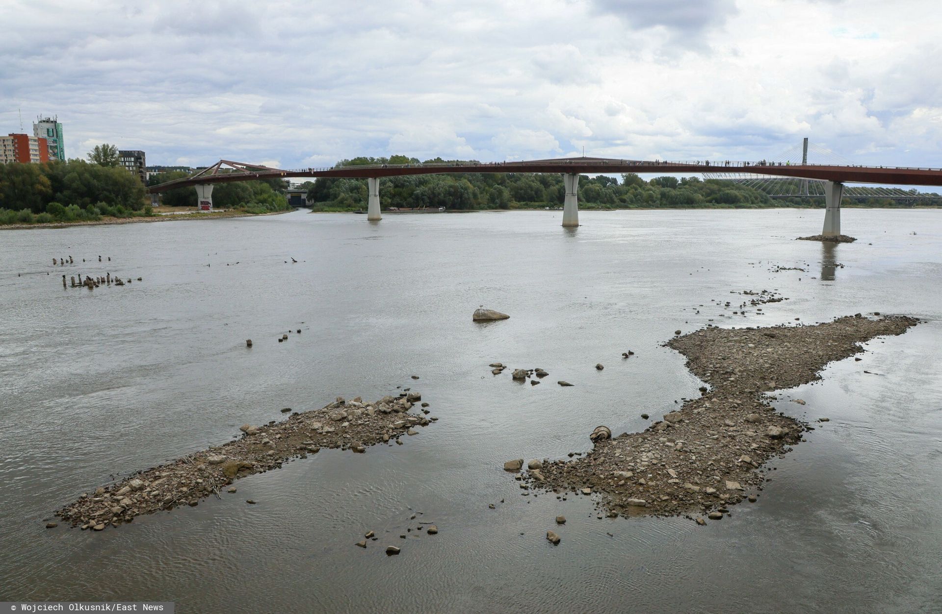 We wtorek o godz. 15 odnotowano tu najniższy w historii poziom Wisły