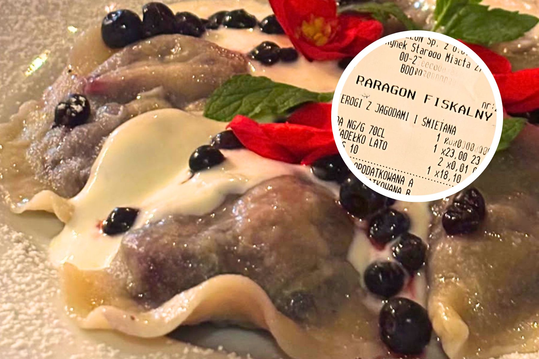 Zjadłem pierogi z jagodami u Magdy Gessler. Już po pierwszym kęsie wiedziałem, czy było warto tyle zapłacić