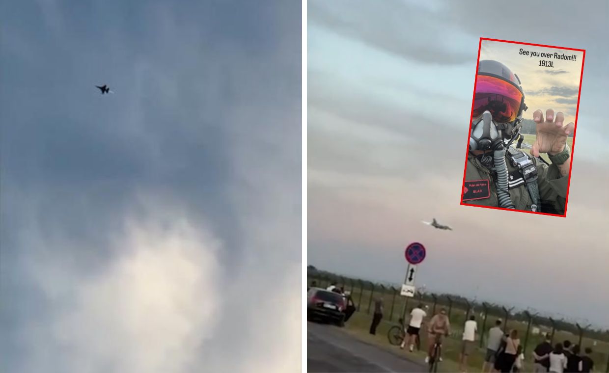 Wypadek F-16 w Radomiu. Ostatnie słowa majora Krakowiana w powietrzu