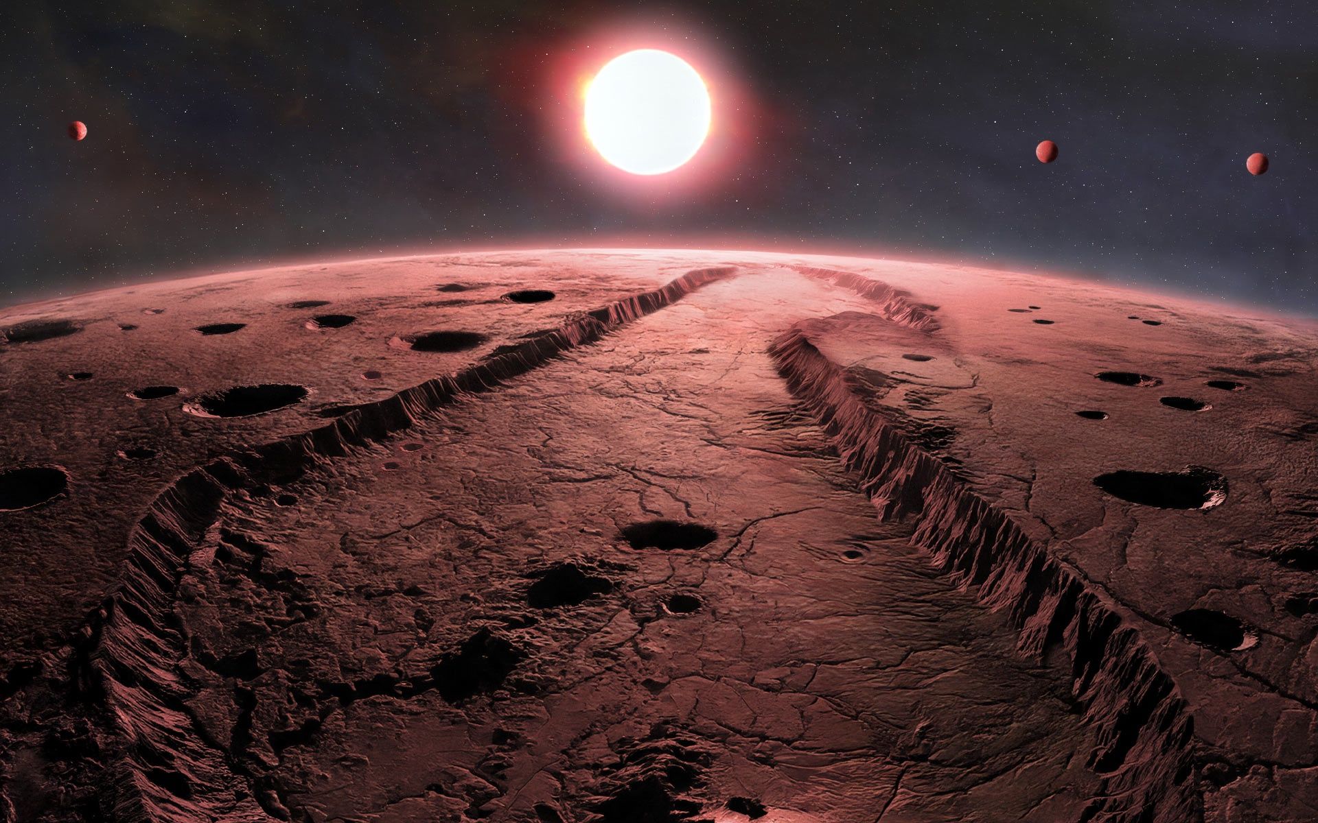 Układ planetarny Gwiazdy Barnarda. Cztery niegościnne, skaliste światy