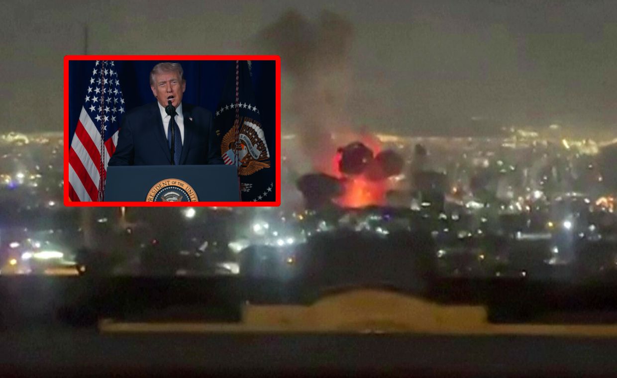 Zhakowano irańską telewizję. Nadano wystąpienie Trumpa