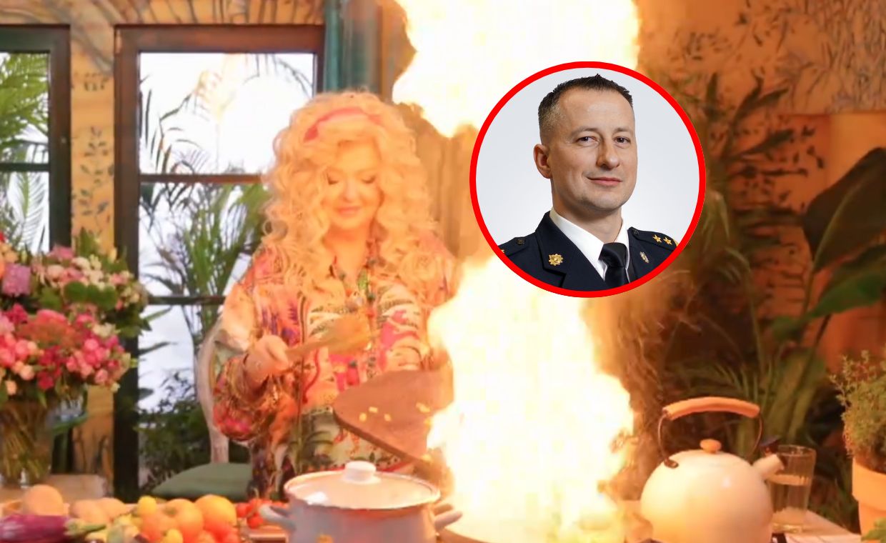 Nagranie z Magdą Gessler. Strażak ocenia zachowanie gwiazdy