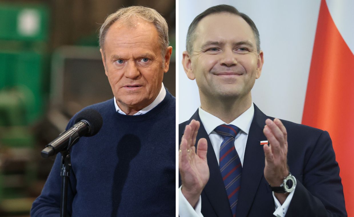 Tusk odpowiada Nawrockiemu ws. sędziów. Mówi o "żarcie" prezydenta