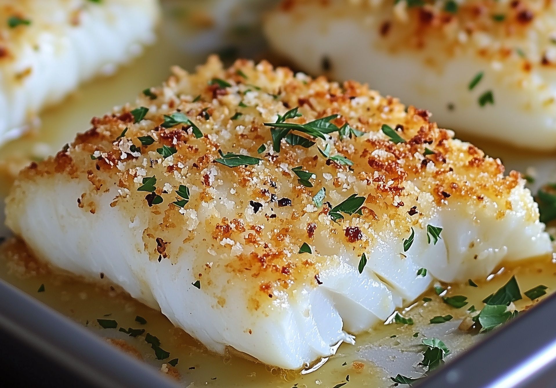 Rybę posypuję chrupiącą posypką i piekę. Zdrowsza i smaczniejsza niż ta ociekająca tłuszczem z patelni