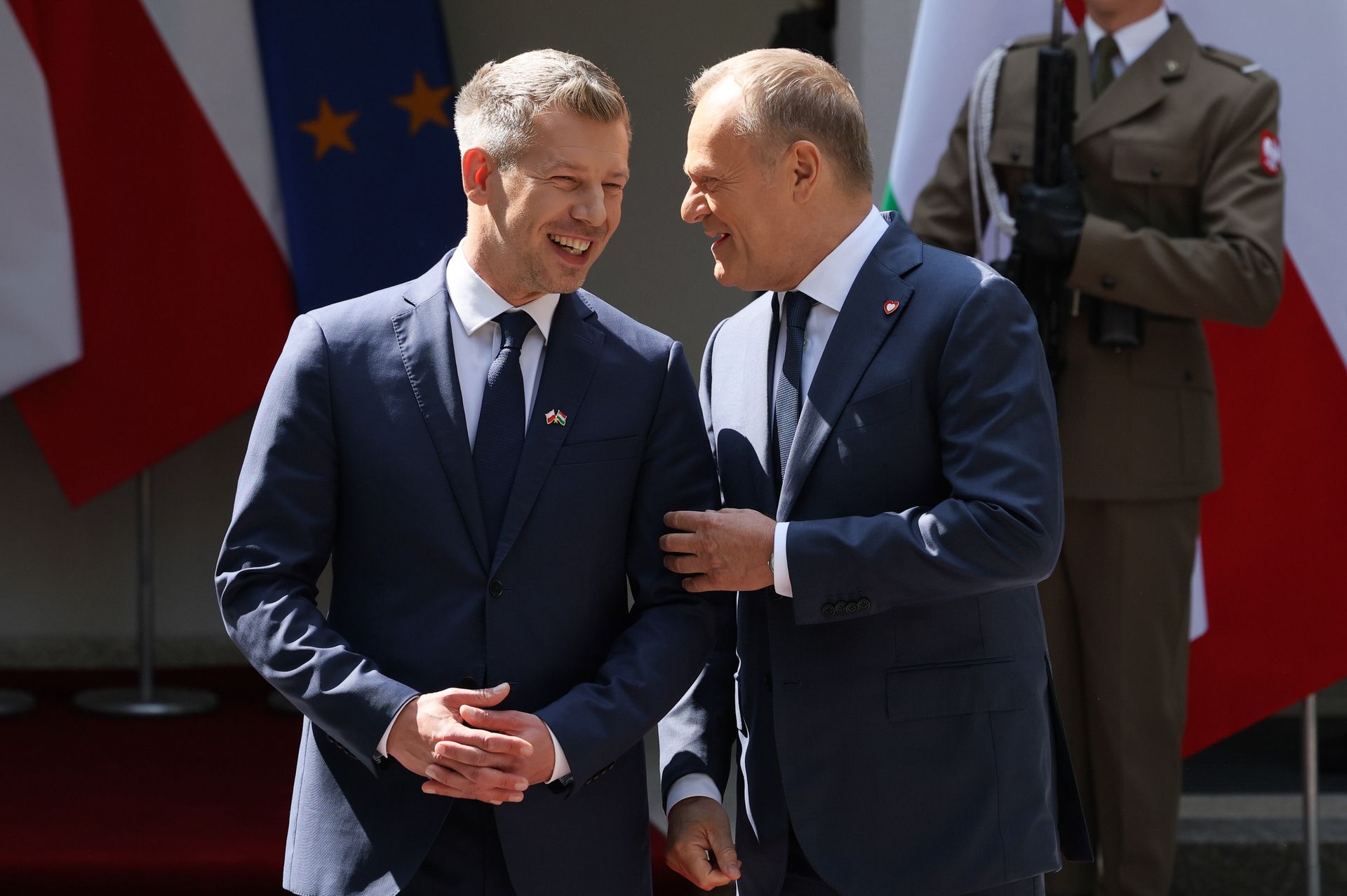Magyar wyszedł z Tuskiem na konferencję. Padły deklaracje