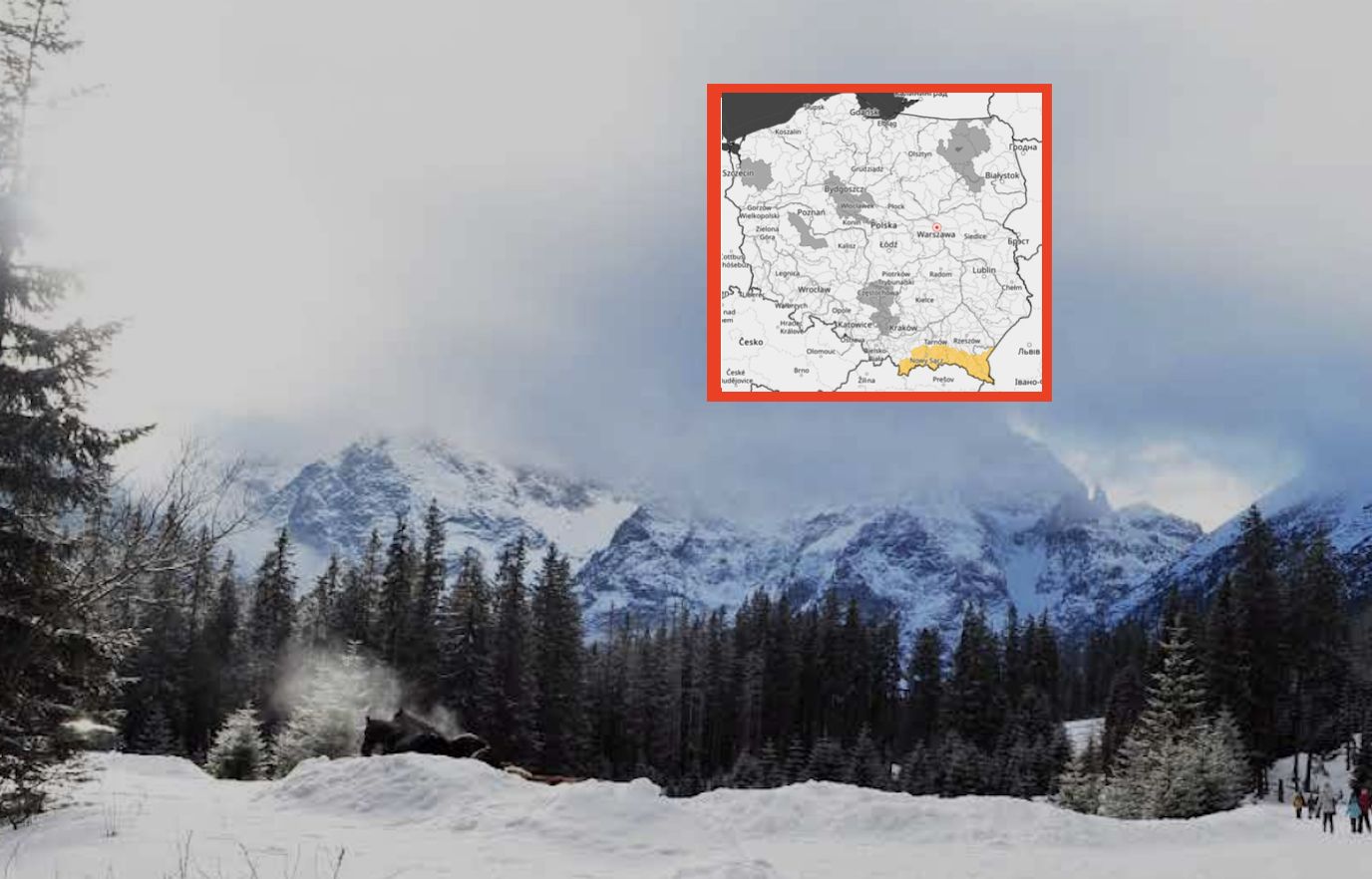 Zima wróciła w Tatry. Śnieg i zagrożenie lawinowe