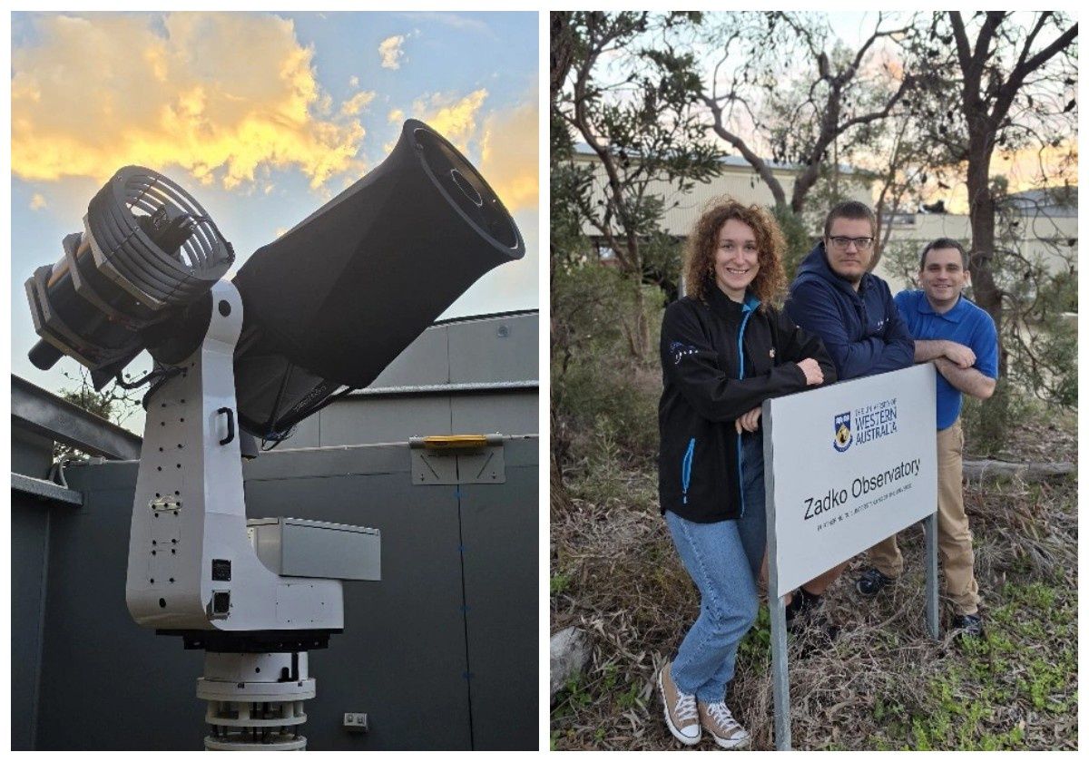 Polski teleskop w Australii. Eksperci POLSA z misją w Zadko Observatory
