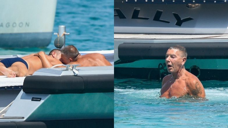 62-letni Stefano Gabbana MIGDALI SIĘ na jachcie ze sporo młodszym partnerem