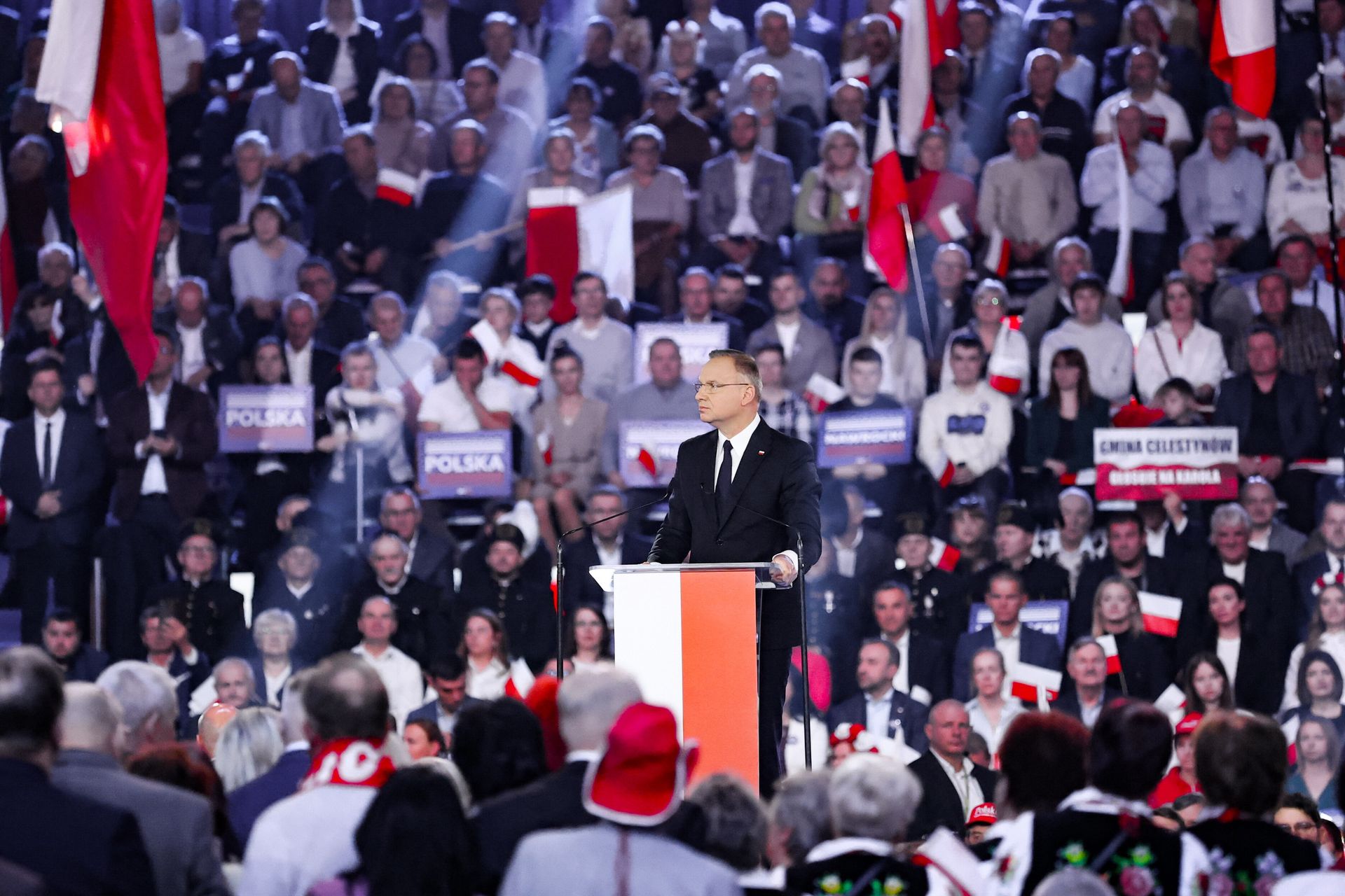 Ukryty cel Dudy na konwencji. "Dobry wynik Nawrockiego niekoniecznie będzie mu służył"