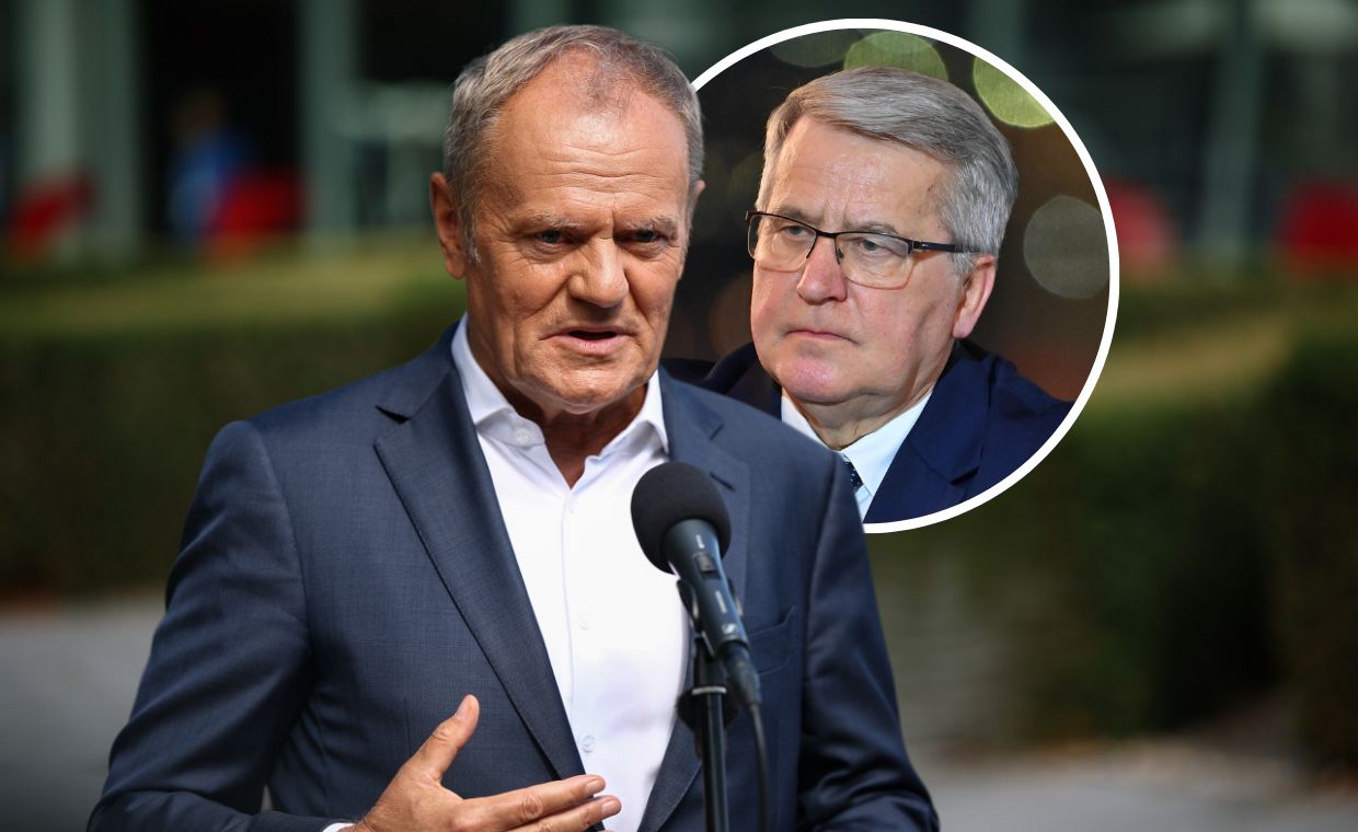 "Nie rozumiem tego". Komorowski punktuje ruch Tuska