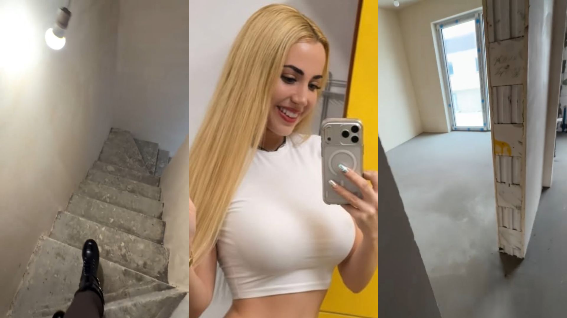 Marianna Schreiber KUPUJE DOM! Ściany i podłogi jeszcze gołe, a już zrobiła pierwszy "house tour" i wbiła szpilę byłemu mężowi