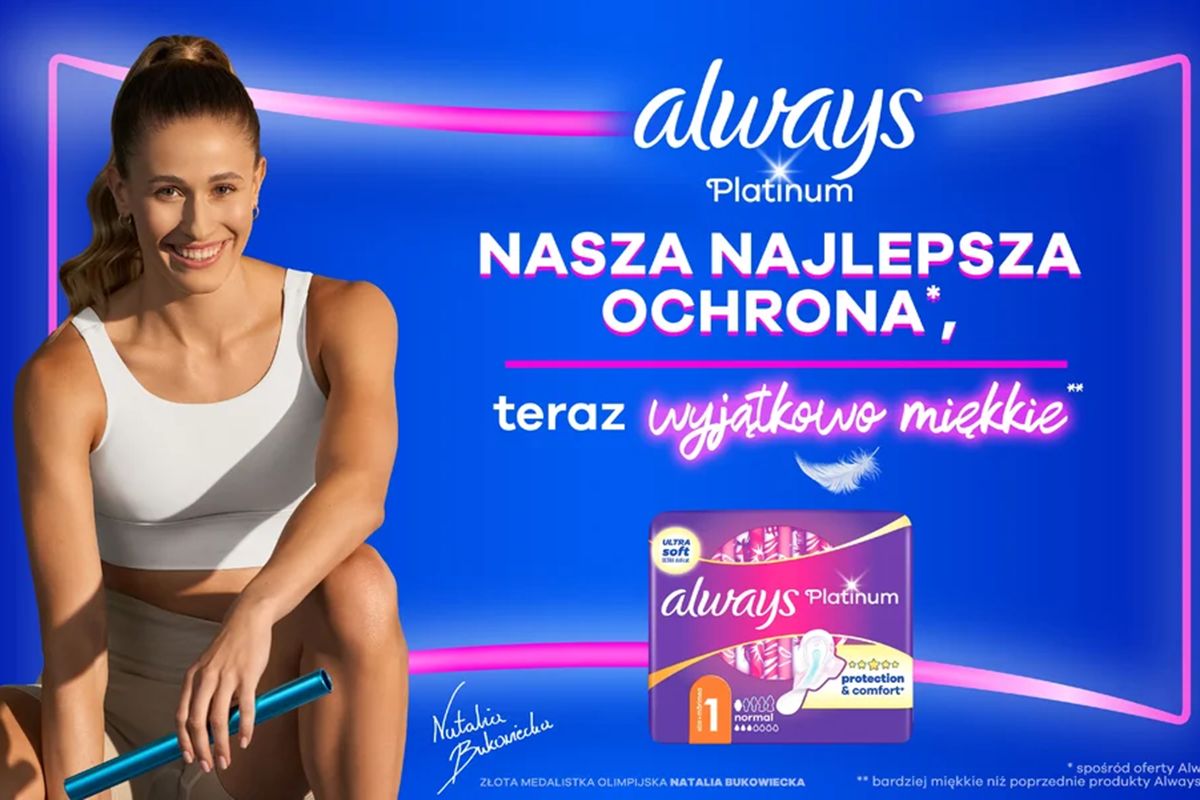 Olimpijka Natalia Bukowiecka twarzą kampanii Always "Delikatna nie znaczy słaba"