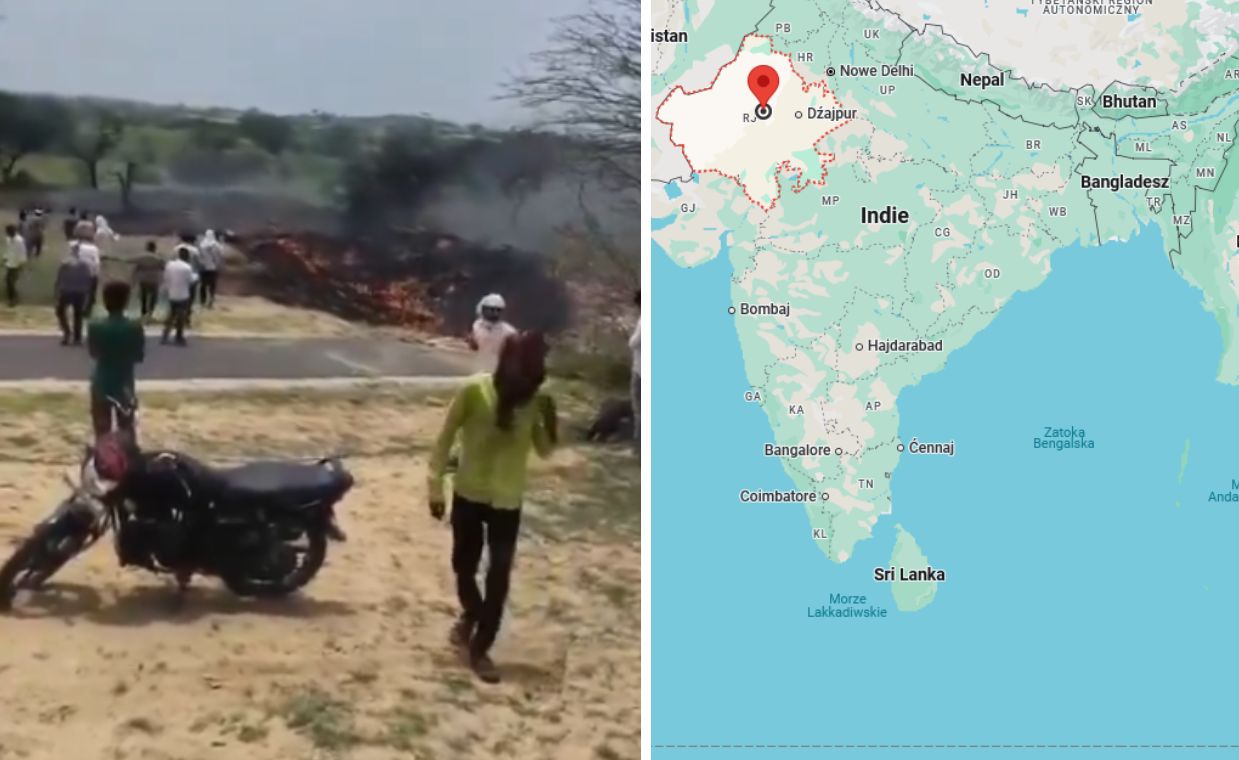 Rozbił się myśliwiec w Indiach. Piloci nie żyją