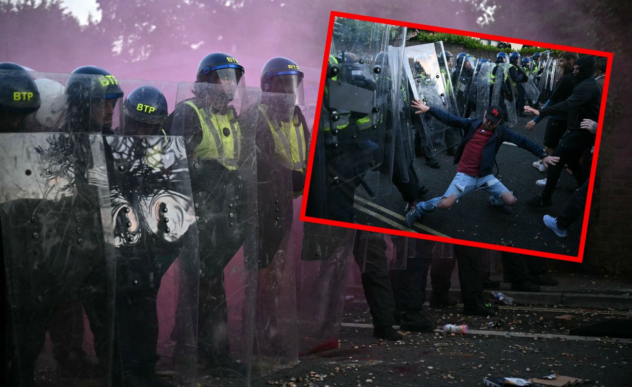 Protesty po zabójstwie Polaka w UK. Doszło do starć z policją