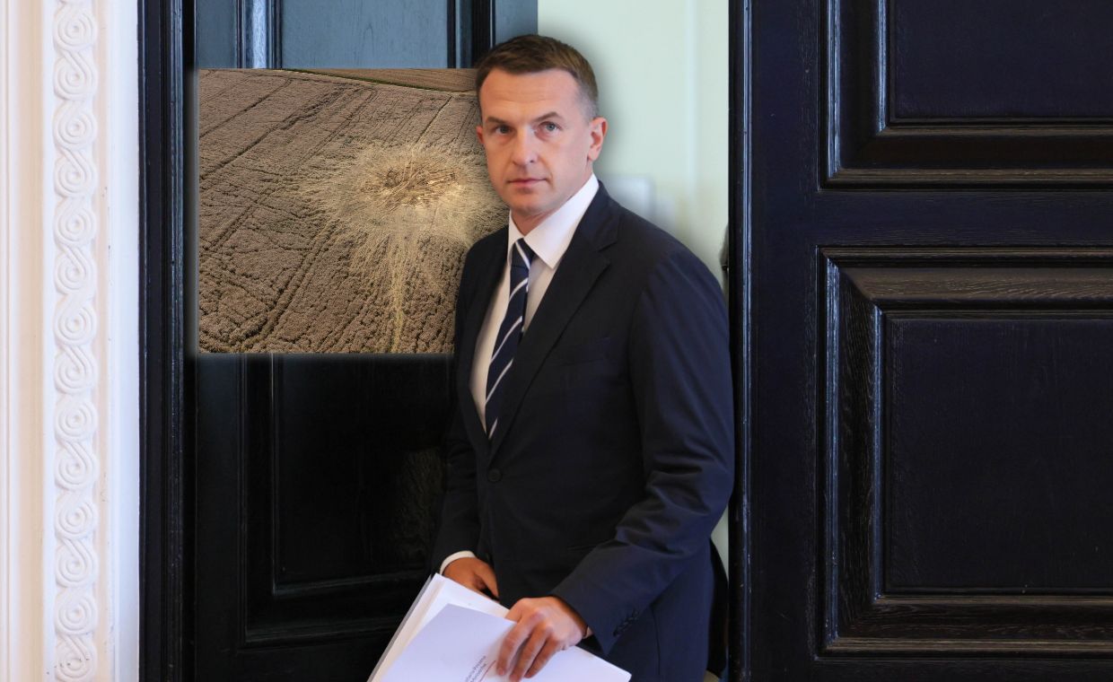 Znaleźli szczątki rakiety na polu. Rzecznik rządu komentuje