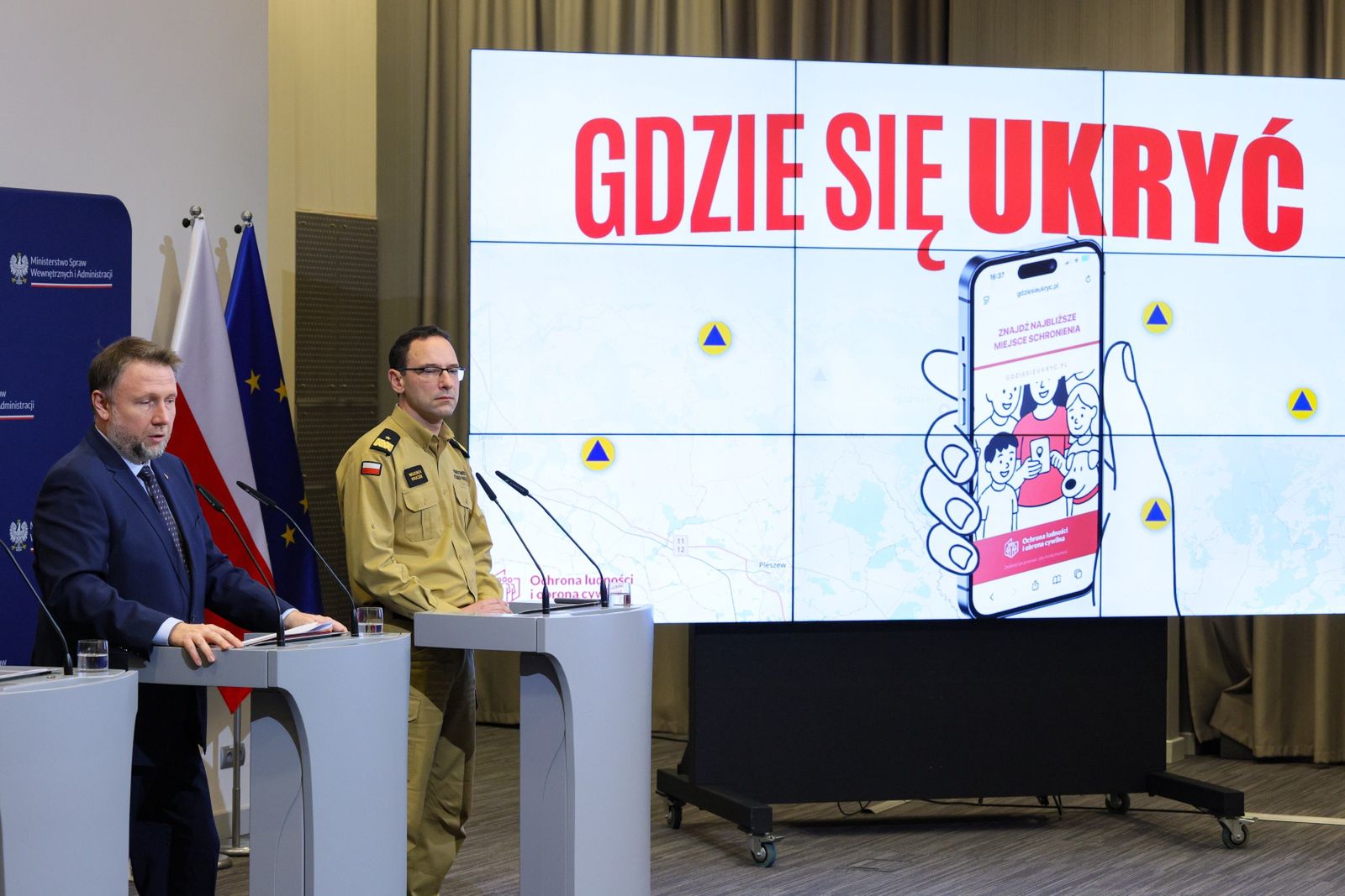 Ministerstwo uruchamia specjalną aplikację. Możesz zobaczyć, gdzie znajduje się najbliższy schron