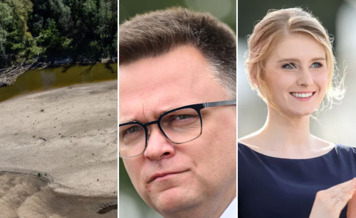 Alarmujący poziom Wisły, nocne spotkanie Szymona Hołowni, nowy rozdział życia Kingi Dudy. Co wydarzyło się w weekend?