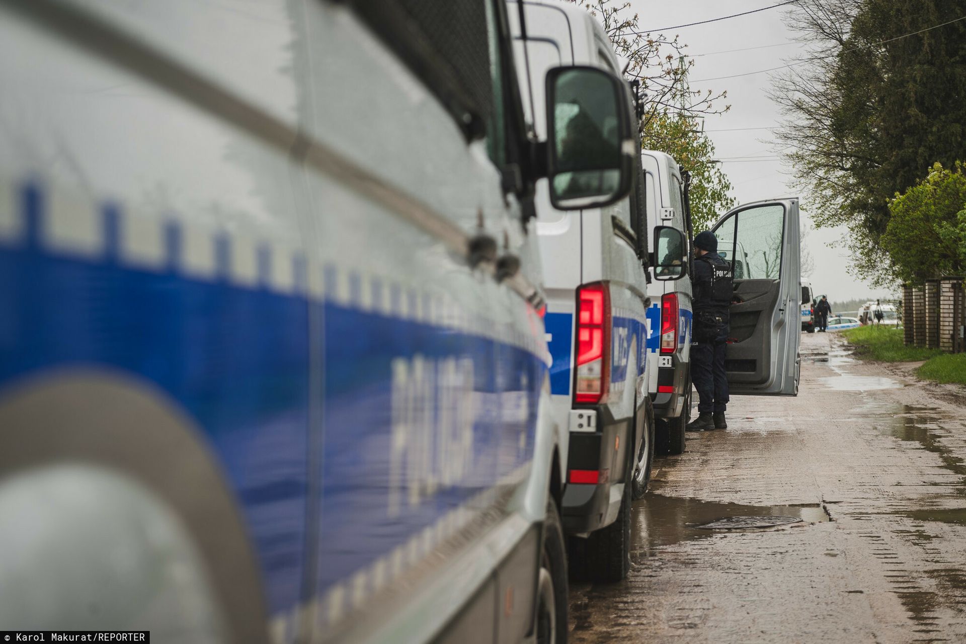 żabole potwierdza, był szturm na mieszkanie. "Został obezwładniony"