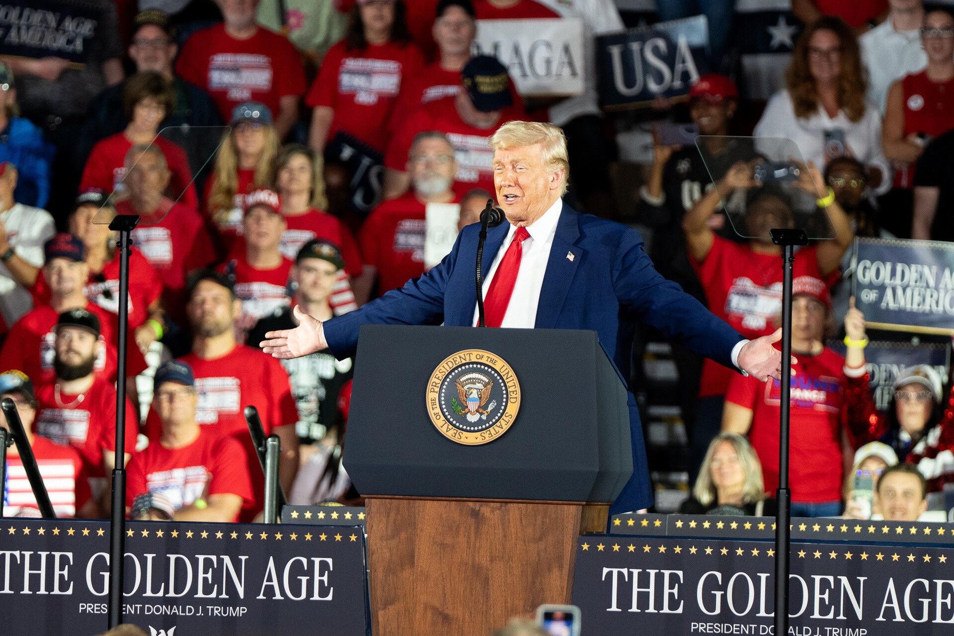 Kuriozalne słowa Trumpa. Wspomniał o Putinie