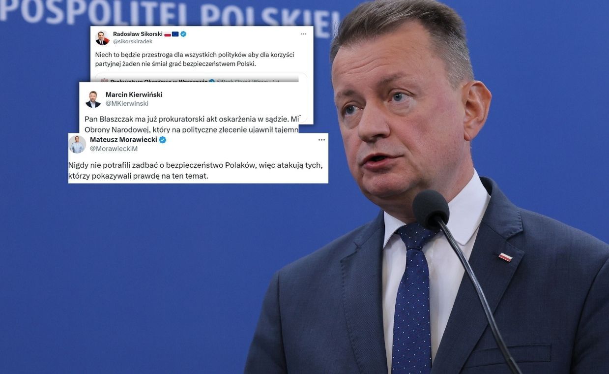 Akt oskarżenia ws. Błaszczaka. Fala komentarzy w sieci