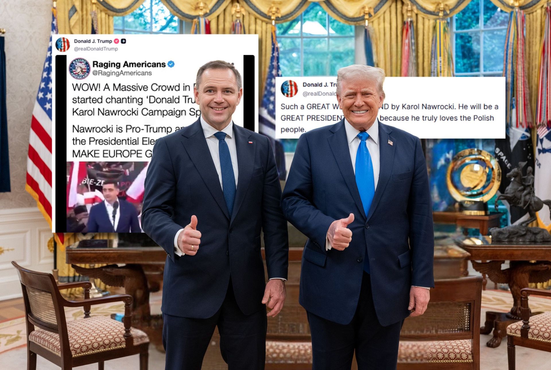 Jak duże wsparcie prezydent Nawrocki otrzyma jako franczyzobiorca MAGA? [OPINIA]