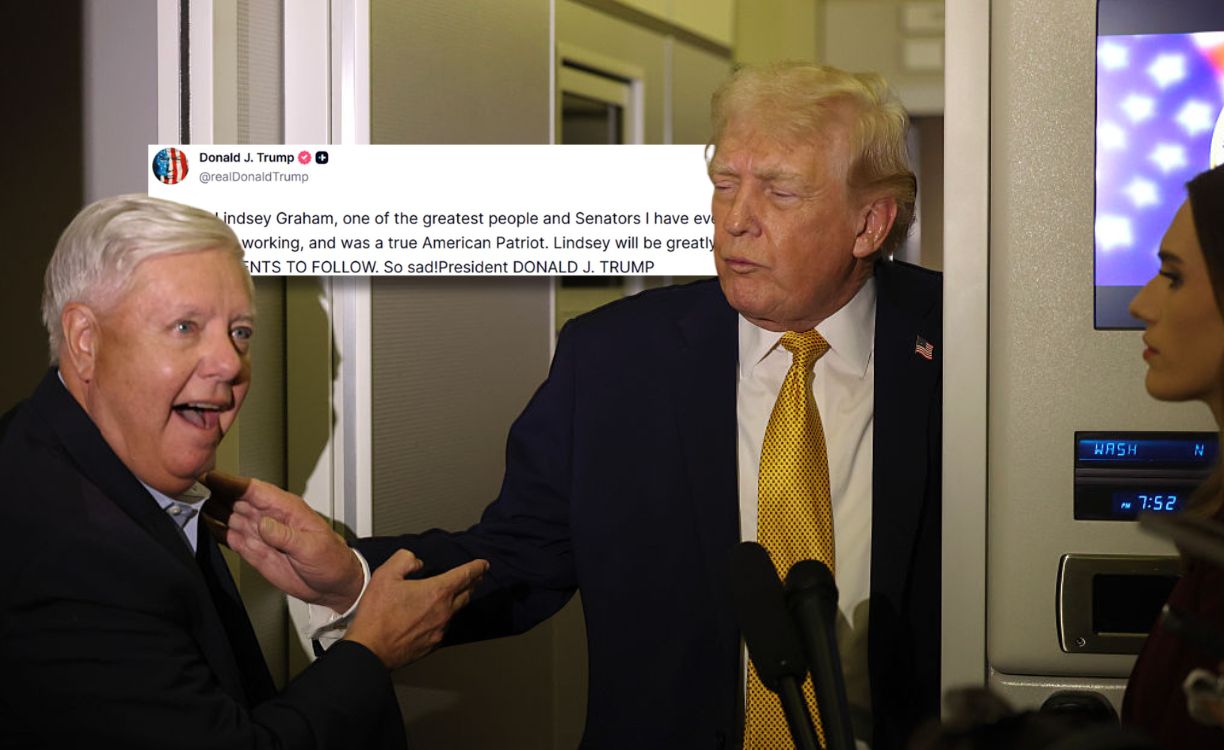 Tak Donald Trump pożegnał zmarłego senatora