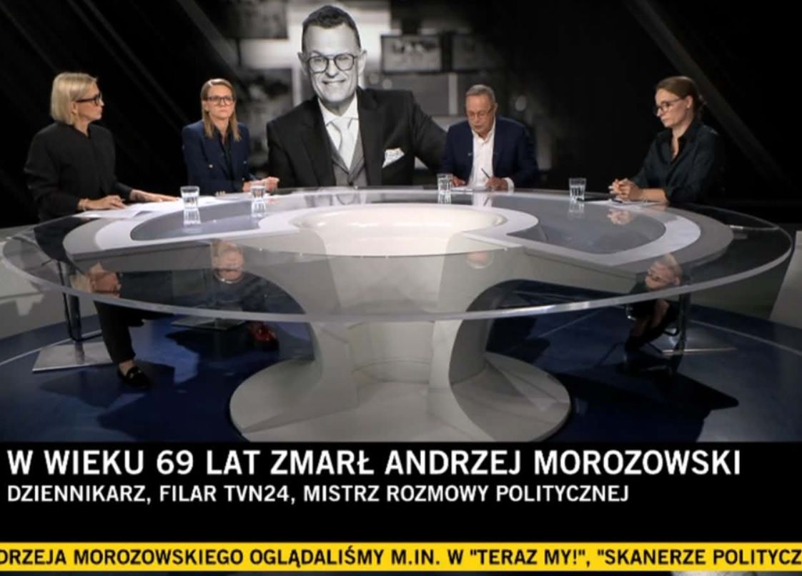 Dziennikarze TVN wspominają Andrzeja Morozowskiego. Pożegnania także od polityków