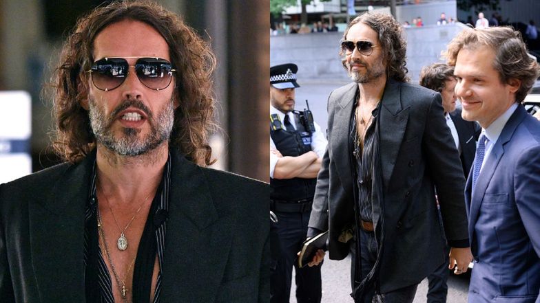 Russell Brand stanął przed sądem. Komik oskarżony o gwałt NIE PRZYZNAŁ SIĘ do winy
