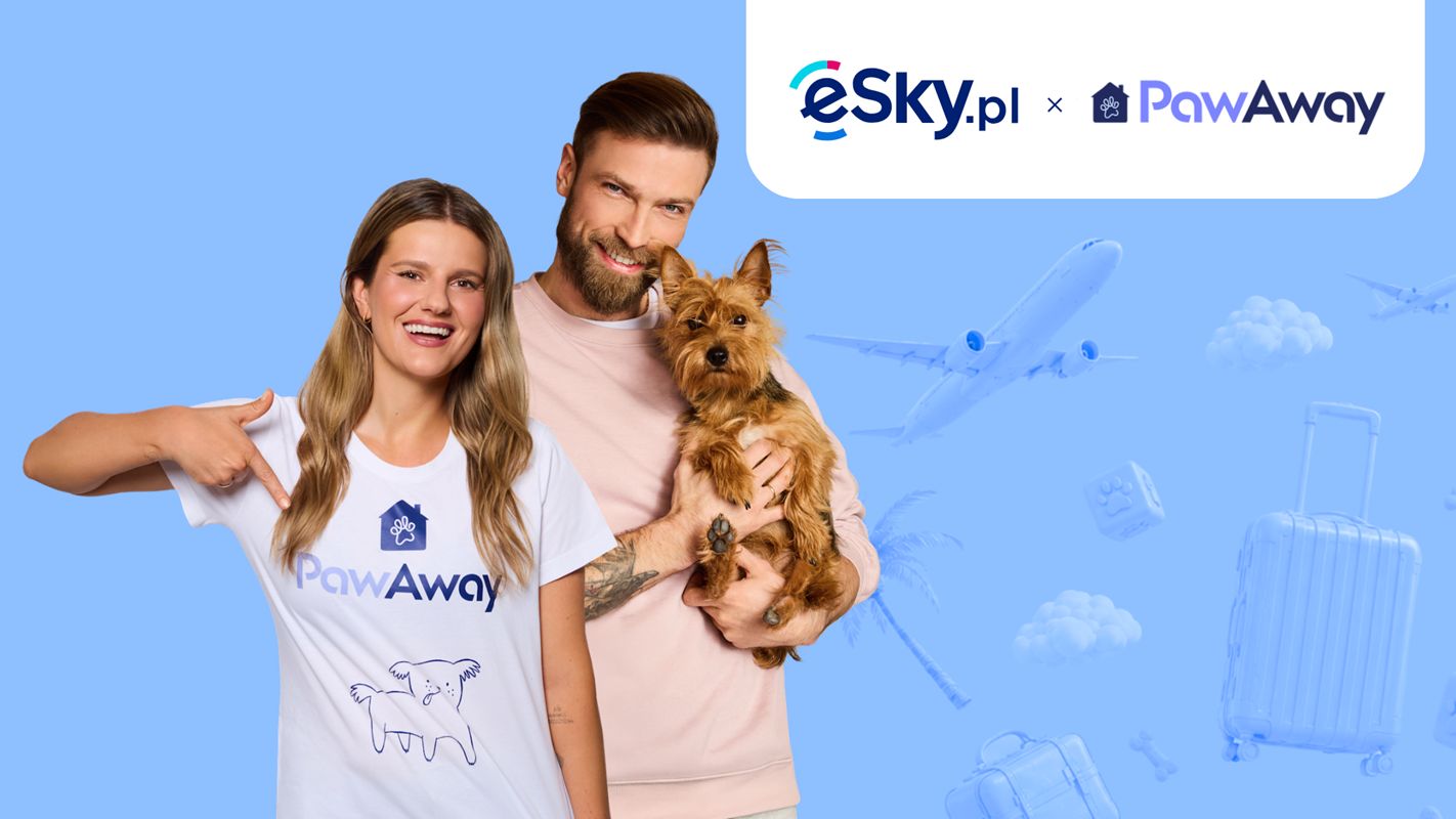 ESky z kampanią o podróżowaniu bez psa. Występują Krzysztof Ibisz, Zosia Zborowska-Wrona i Andrzej Wrona