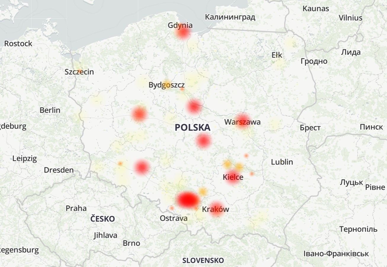 Internet Vectra nie działa. Awarie w całej Polsce